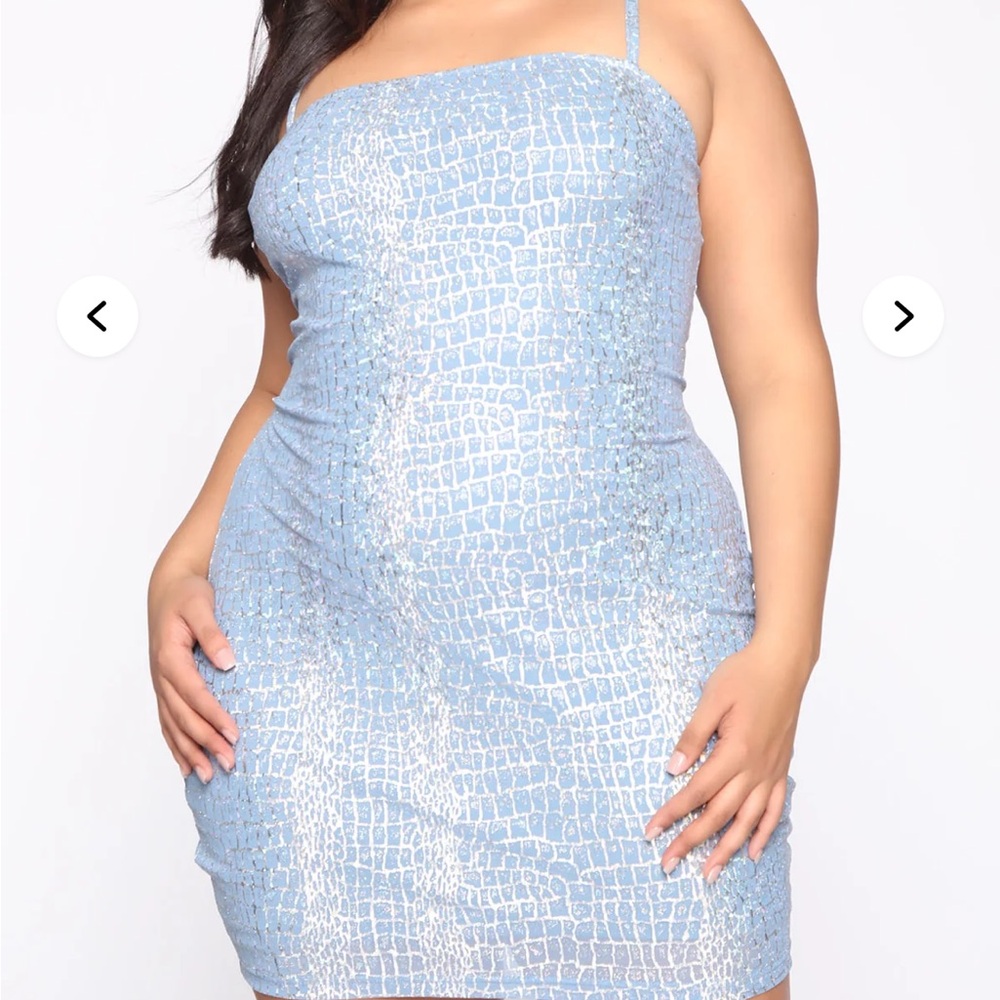 Snake Print Mini Dress